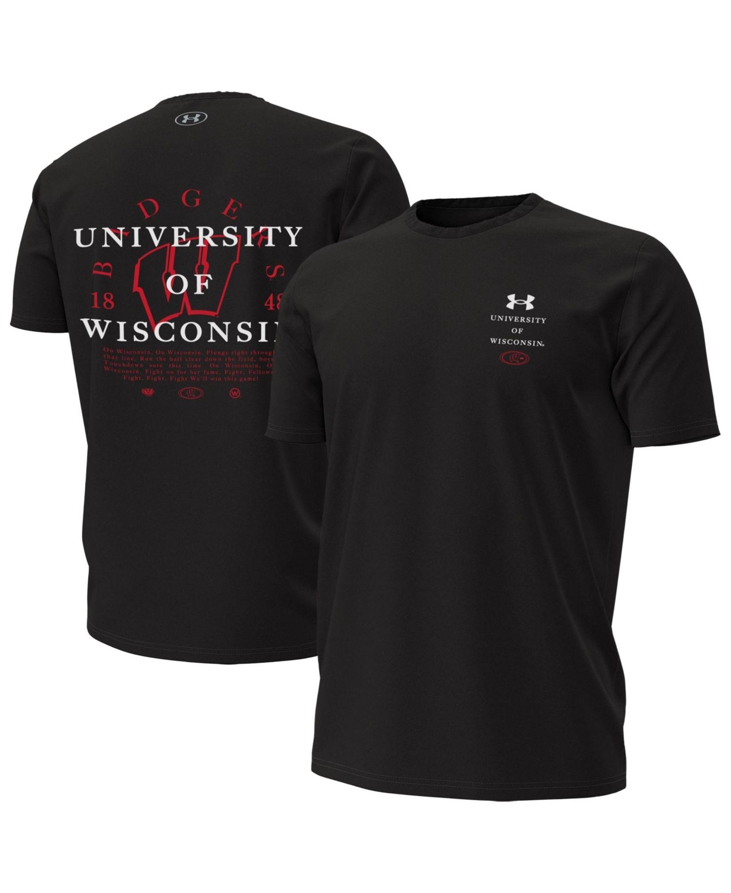 Men's Black Wisconsin Badgers 2026 Sideline Performance T-Shirt