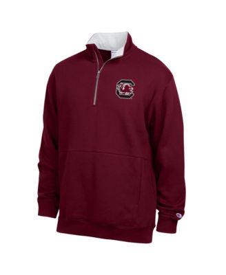 Men's Garnet South Carolina Gamecocks Fleece Quarter-Zip Pullover