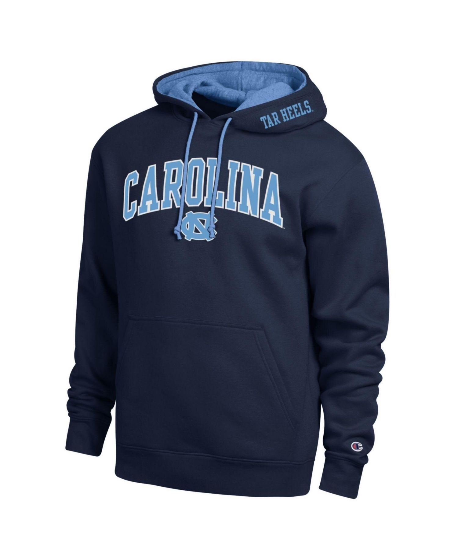 Men's Navy North Carolina Tar Heels Arch Tackle Twill Hoodie