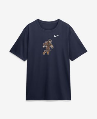 Men's Navy West Virginia Mountaineers Rushing Mascot Dri-FIT T-Shirt