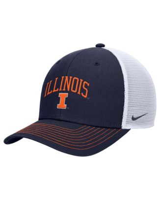 Men's Navy Illinois Fighting Illini Rise Adjustable Trucker Hat