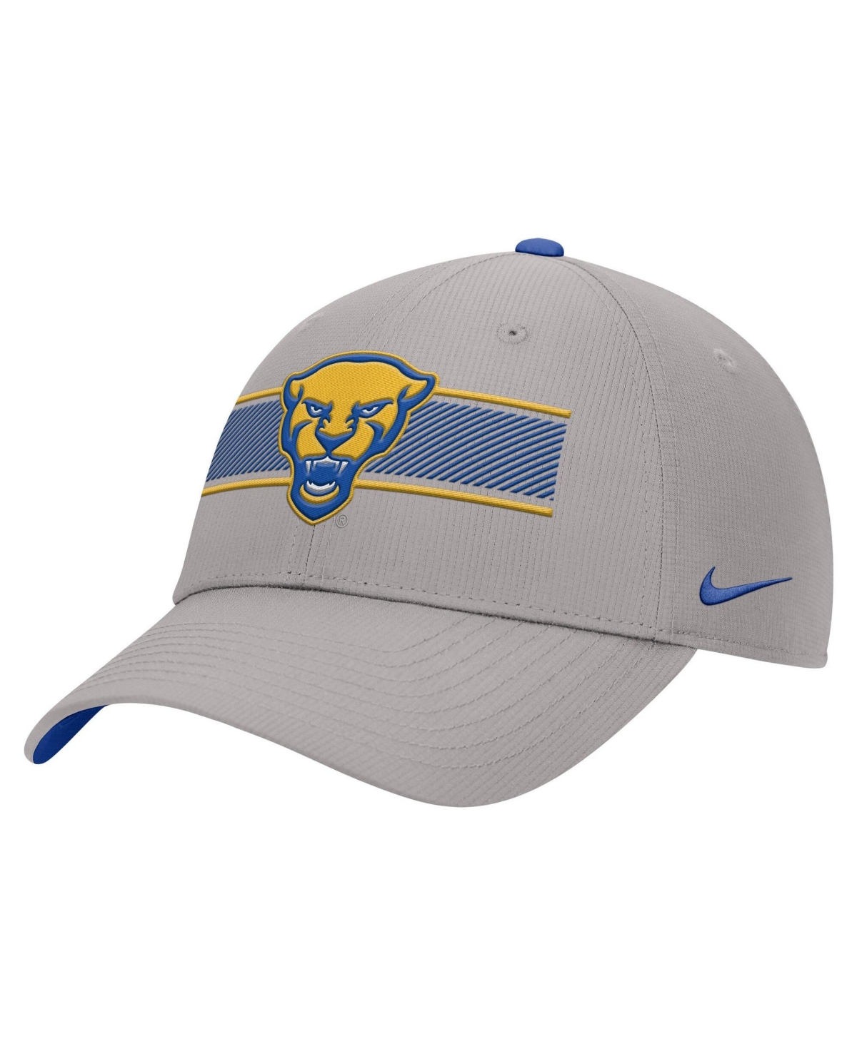 Nike Men's Gray Pitt Panthers Ripstop Dri-fit Adjustable Hat