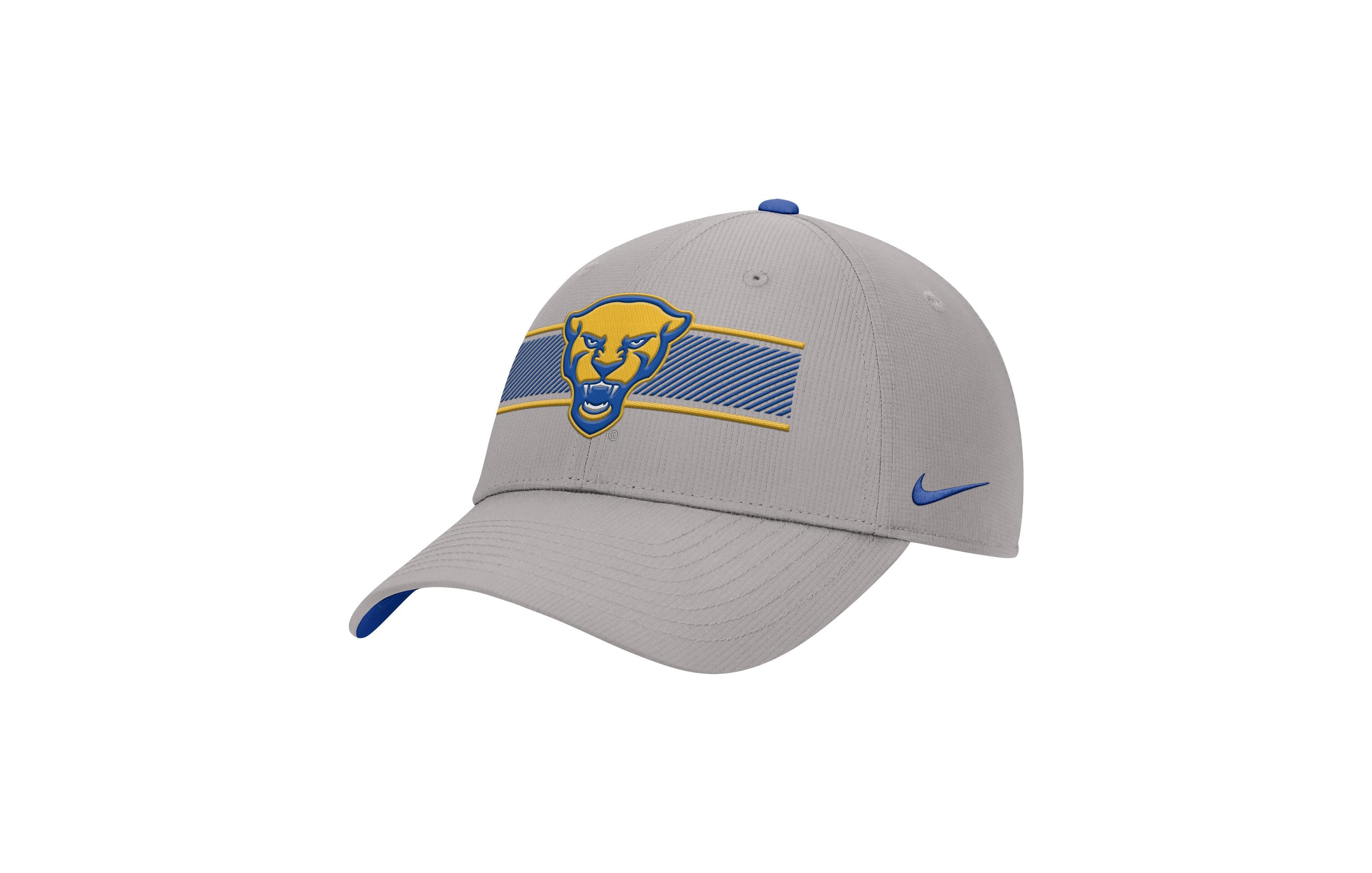 Nike Men's Gray Pitt Panthers Ripstop Dri-fit Adjustable Hat