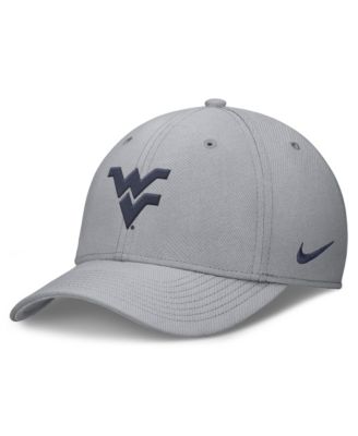 Men's Gray West Virginia Mountaineers Rise SwooshFlex Dri-FIT Hat