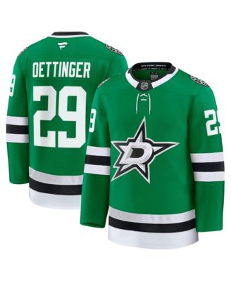 Men's Jake Oettinger Kelly Green Dallas Stars Home Premium Jersey