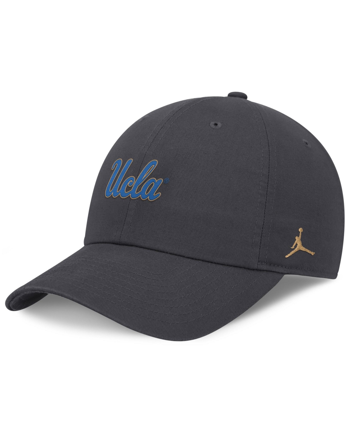 Jordan Men's Anthracite Ucla Bruins Club Dri-fit Adjustable Hat