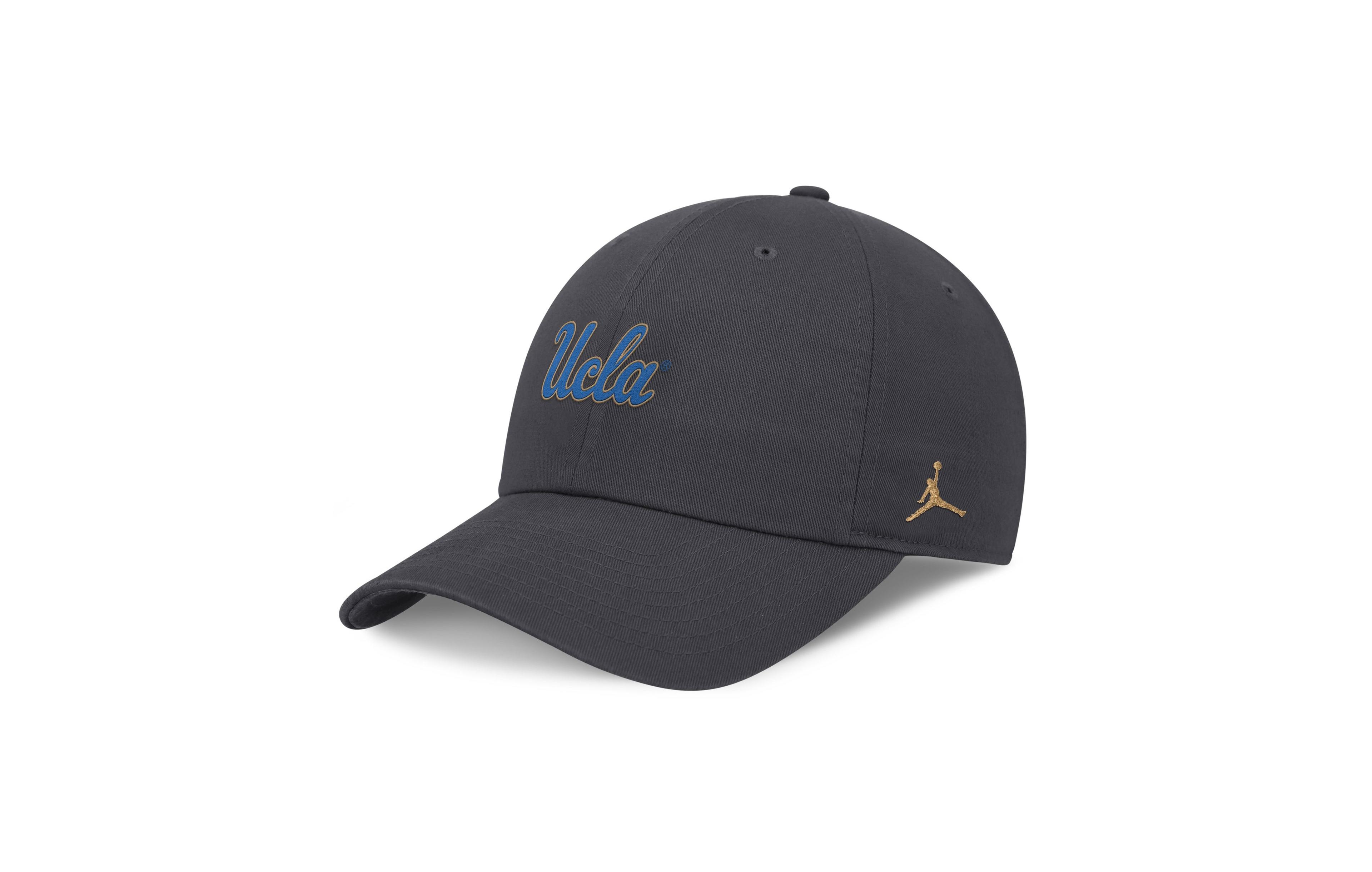 Jordan Men's Anthracite Ucla Bruins Club Dri-fit Adjustable Hat