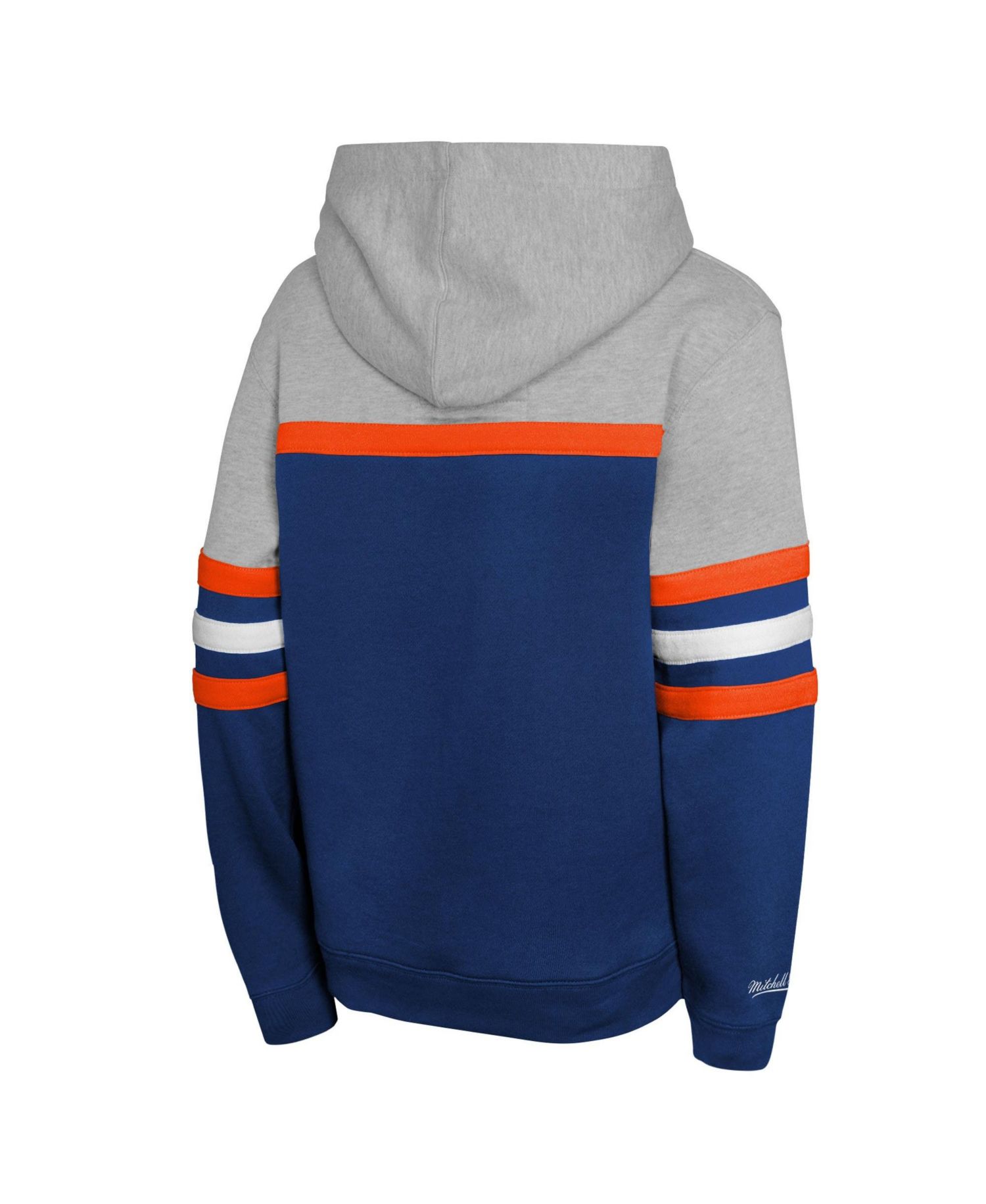 Big Boys and Girls Navy/Grey Detroit Tigers Cooperstown Head Coach Pullover Hoodie