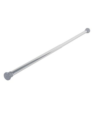 24"-40" Adjustable Straight Tension Rod, Aluminum Construction with Non-Slip PVC Ends, Multi-Purpose Closet and Shower Rod