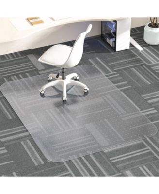 Office Chair Mat For Low Pile Carpets Easy Slide Non Slip Clear Desk Protector