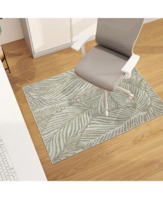 Easy Glide Office Chair Mat Hardwood Floor Protector Non Slip Washable Boho Decor