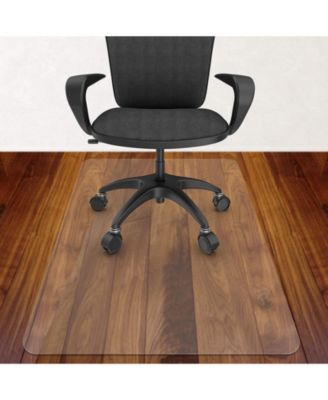Clear Office Chair Mat For Hard Floors Easy Glide Anti Scratch Desk Protector