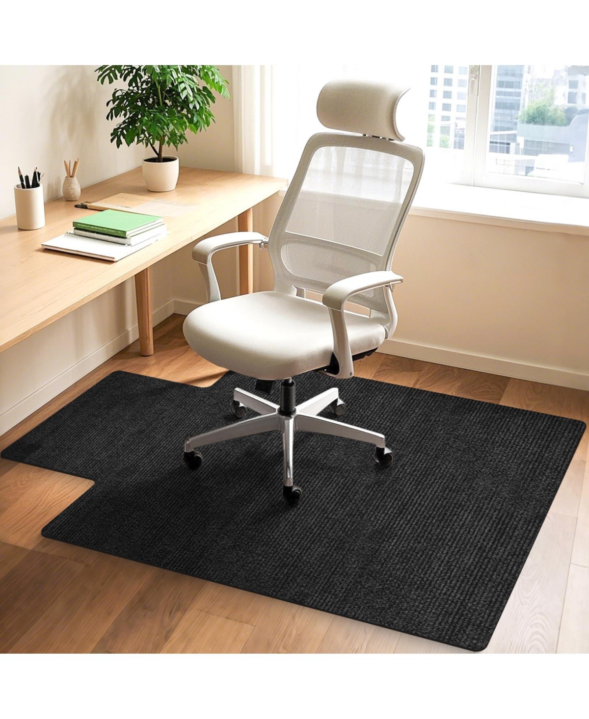 Danrong Office Chair Mat Non Slip Smooth Rolling Floor Protector For Hardwood Tile