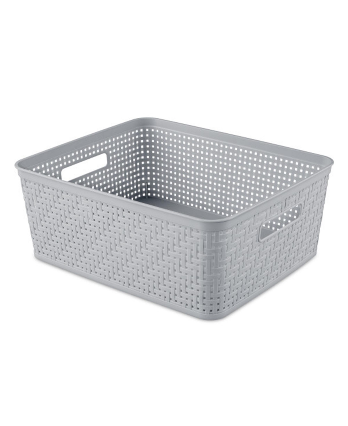 Sterilite 14'' x 11.5'' x 5'' Woven Rectangular Short Basket Organizer ( Pack