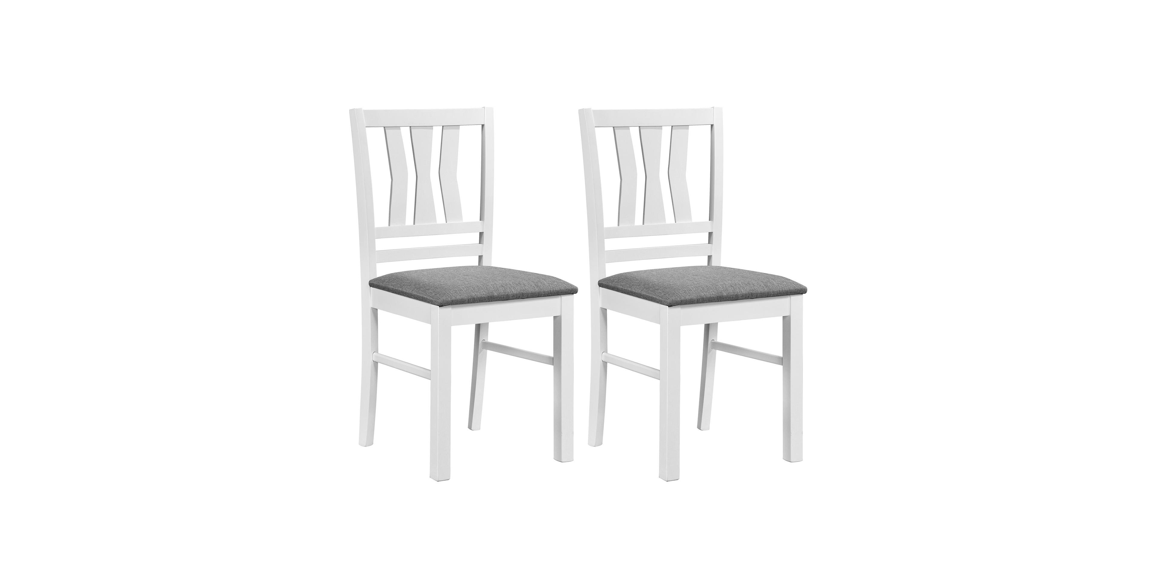 Costway Dining Chairs with Solid Rubber Wood Frames for Dining Room, Living Room