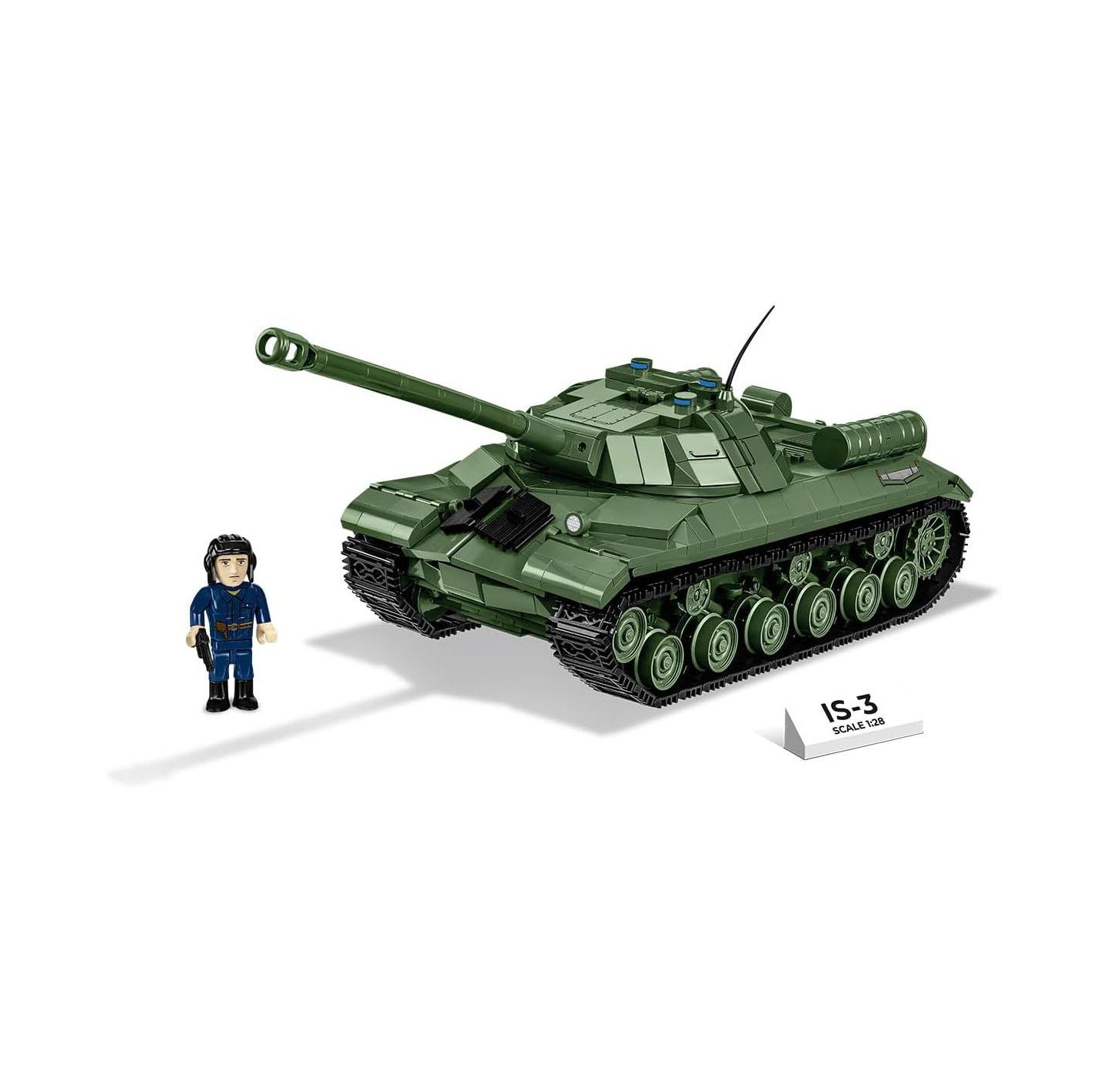 Детский конструктор COBI Historical Collection Wwii IS-3 Soviet Heavy Tank 1170-Piece Building Set, Ages 9+ — фото 2