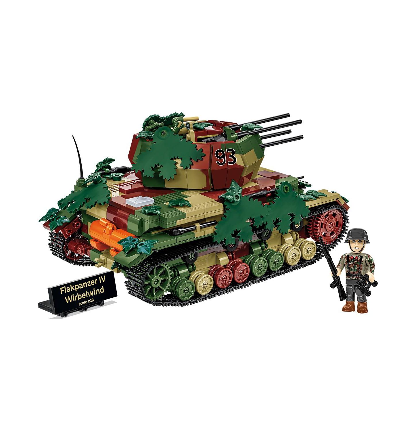Конструктор Cobi Wwii Flakpanzer IV Wirbelwind Executive Edition, 1195 деталей, от 11 лет — фото 6