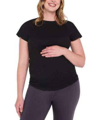 Maternity Crew Neck Short Sleeve T-Shirt