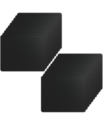 Non-Slip Cloth Mouse Pads for Wired, Wireless, Optical and Laser Mice, 20-Pack