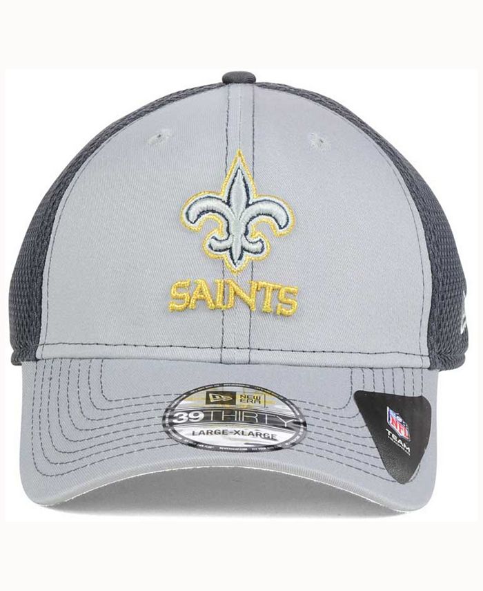 New Era New Orleans Saints Grayed Out Neo 39THIRTY Cap - Macy's