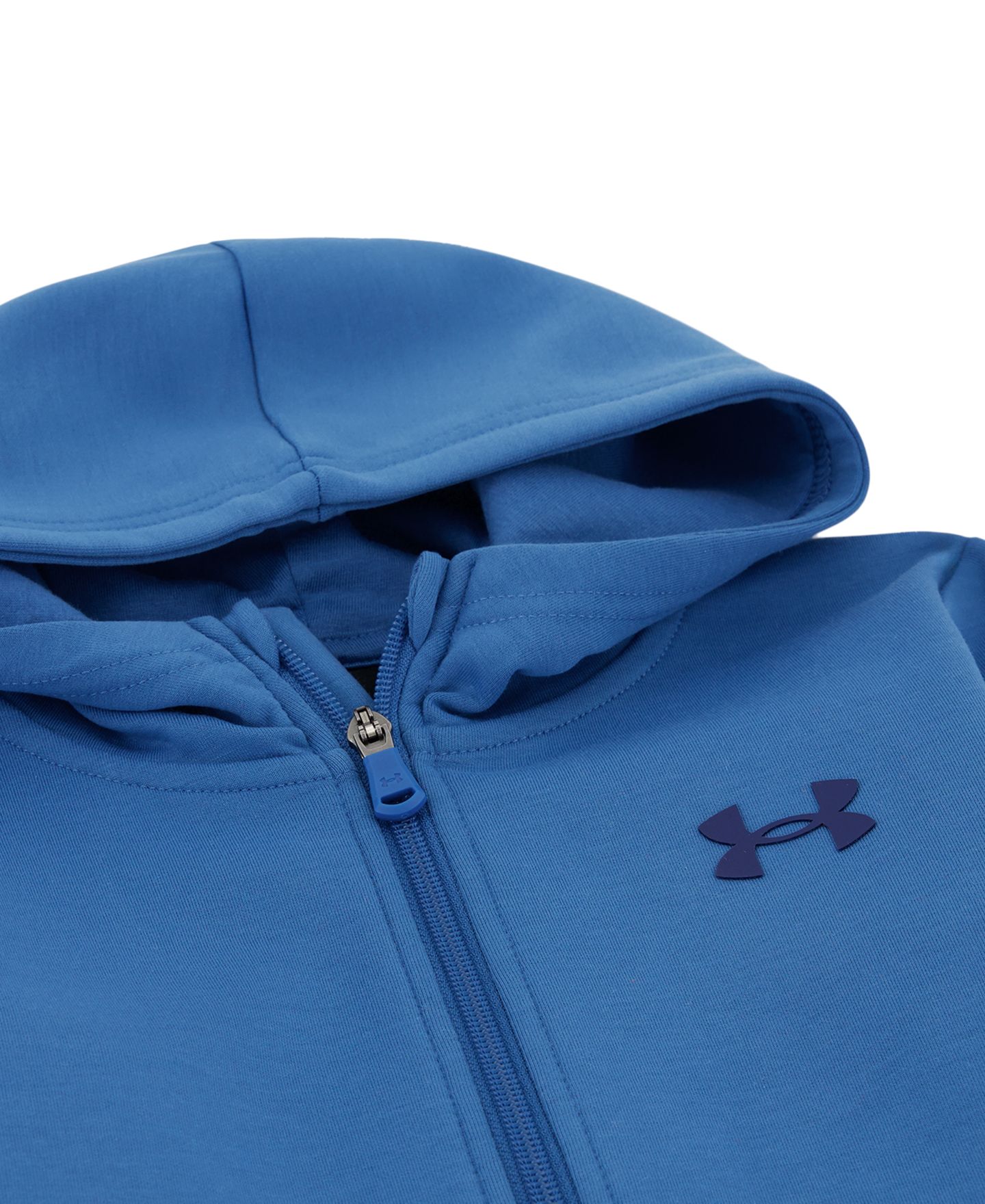 Детский комплект Under Armour: худи на молнии из двойной вязки и джоггеры, 4-7, цвет: Синий — фото 6