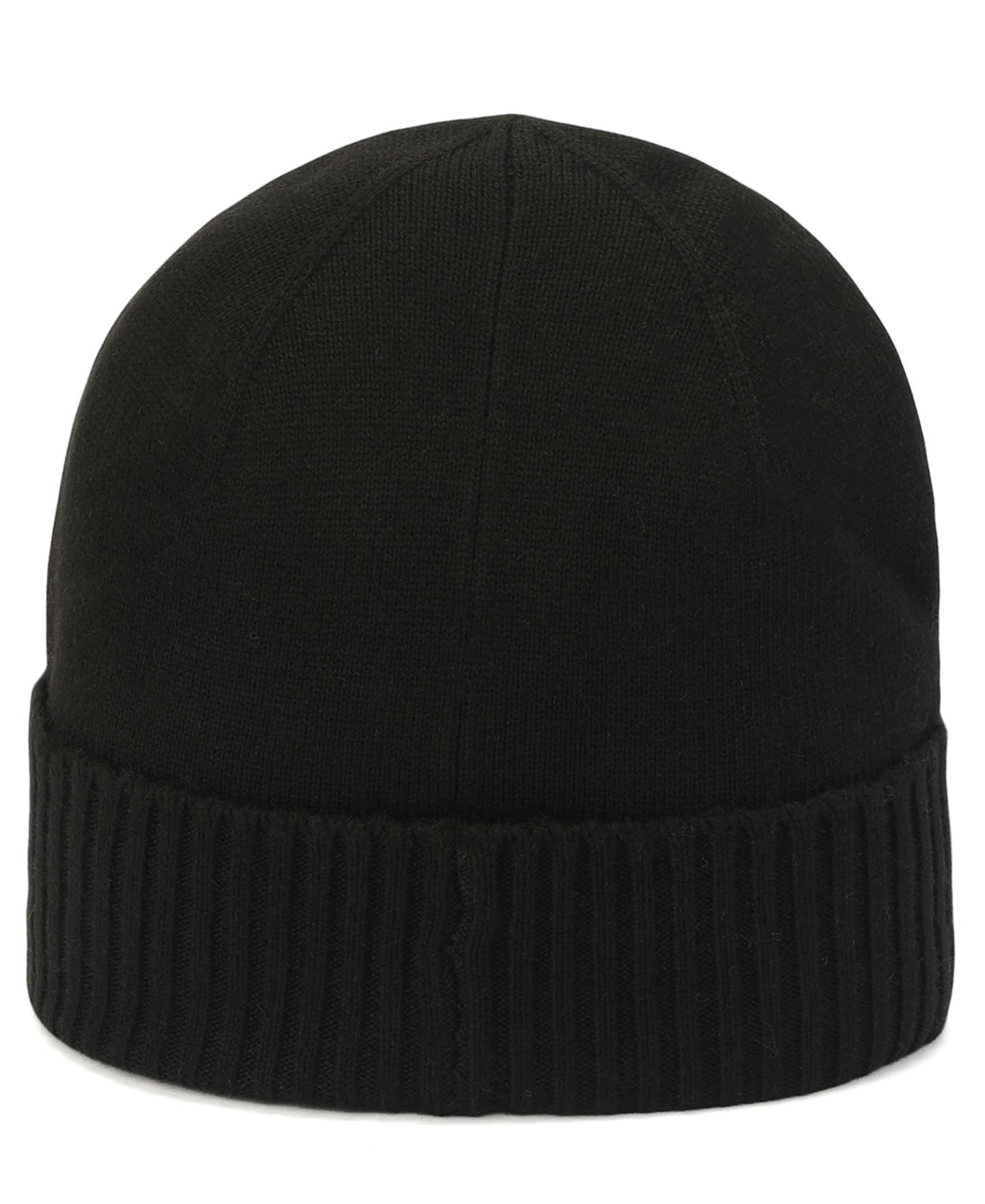 Мужская шапка Calvin Klein Ribbed-Knit Winter Beanie, цвет: Чёрный — фото 4