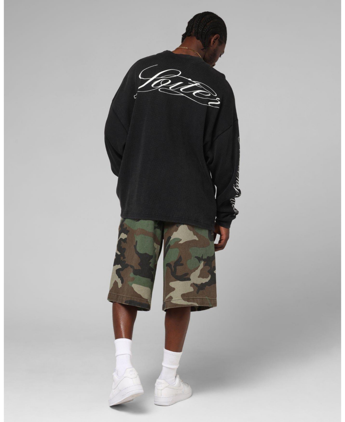 Loiter Men's Purity Oversized Long-Sleeve Graphic T-Shirt