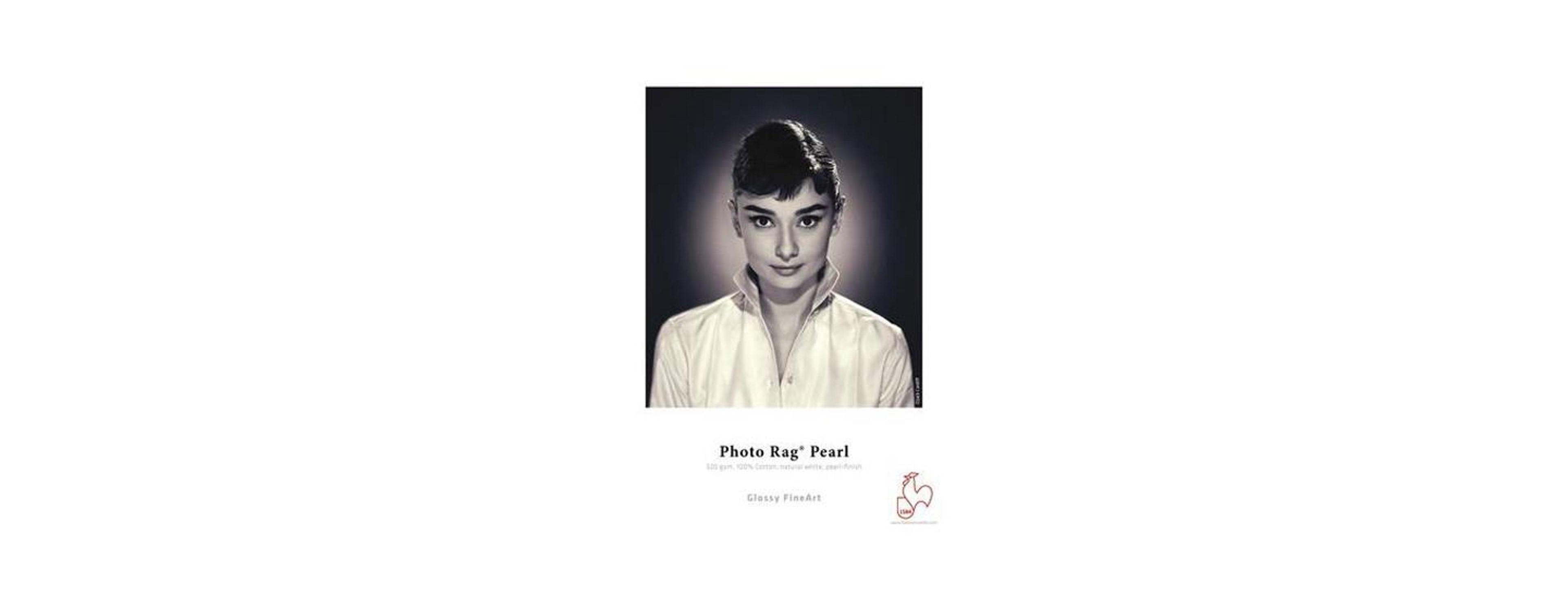 Hahnemuhle Pearl Photo Rag, 100 % Cotton Rag, Natural Inkjet Paper, 320 g/mA, 17x22", 25 Sheets