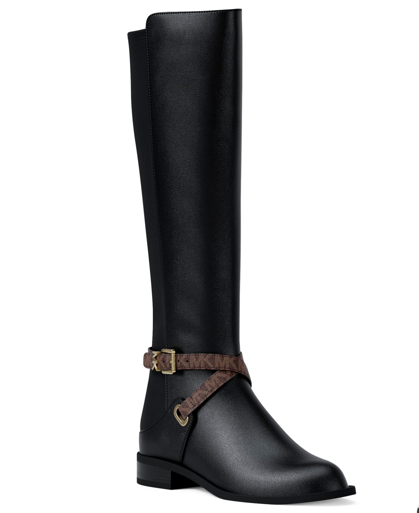 Женские ботинки Michael Kors Rachel Tall, цвет: Чёрный / Коричневый — фото 1
