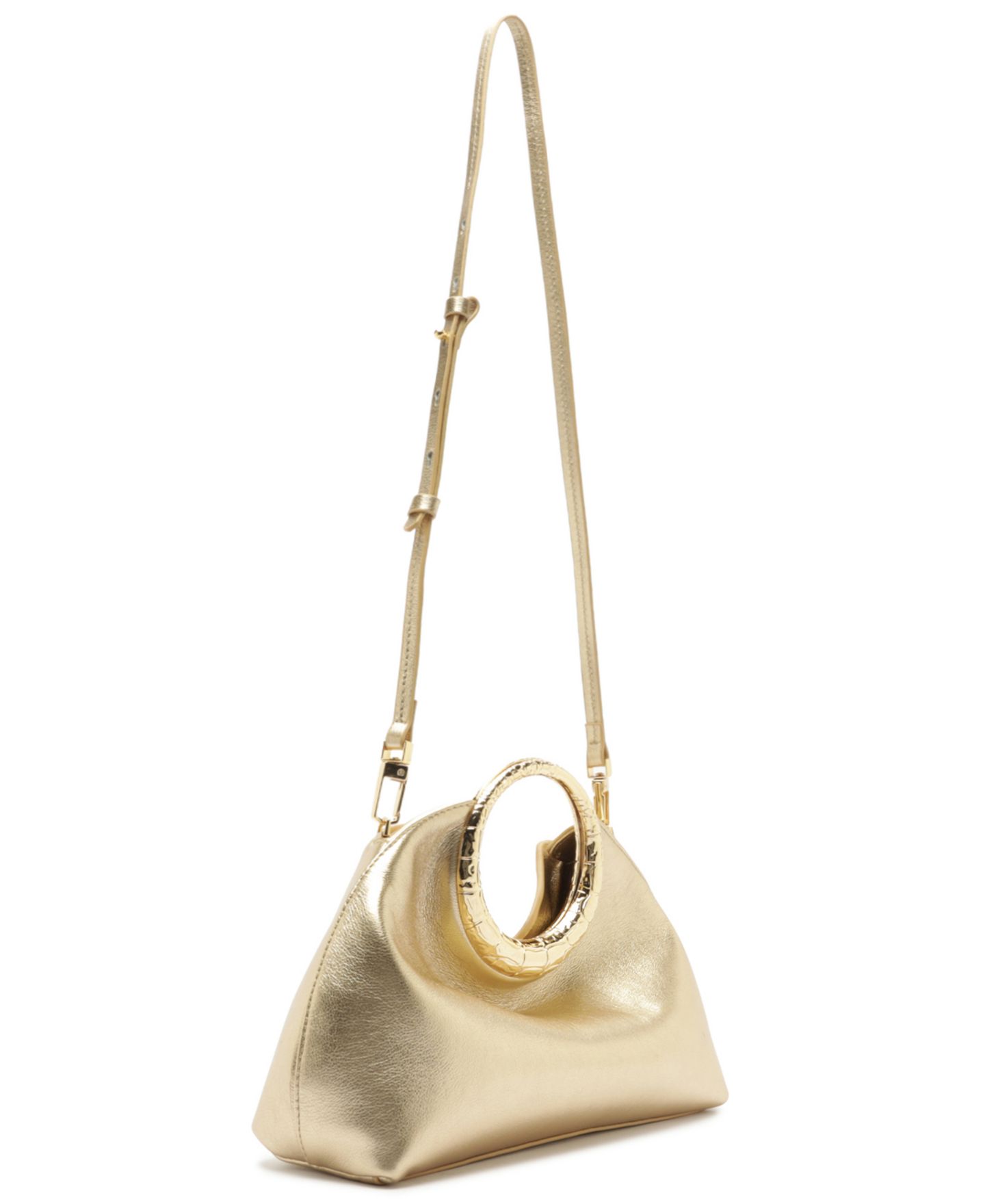 Женский клатч Arezzo Mia Small Leather Clutch Handbag, цвет: Platino — фото 3