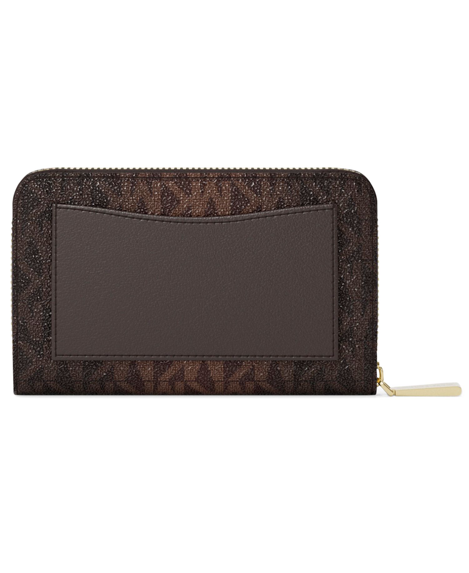 MICHAEL Jet Set Zip Around Card Case Wallet