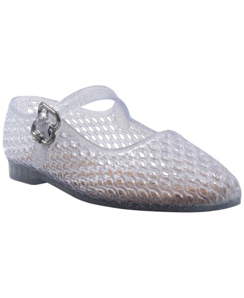 Балетки Sam Edelman Quinn Jelly Glitter Flats для девочек, цвет: Прозрачный