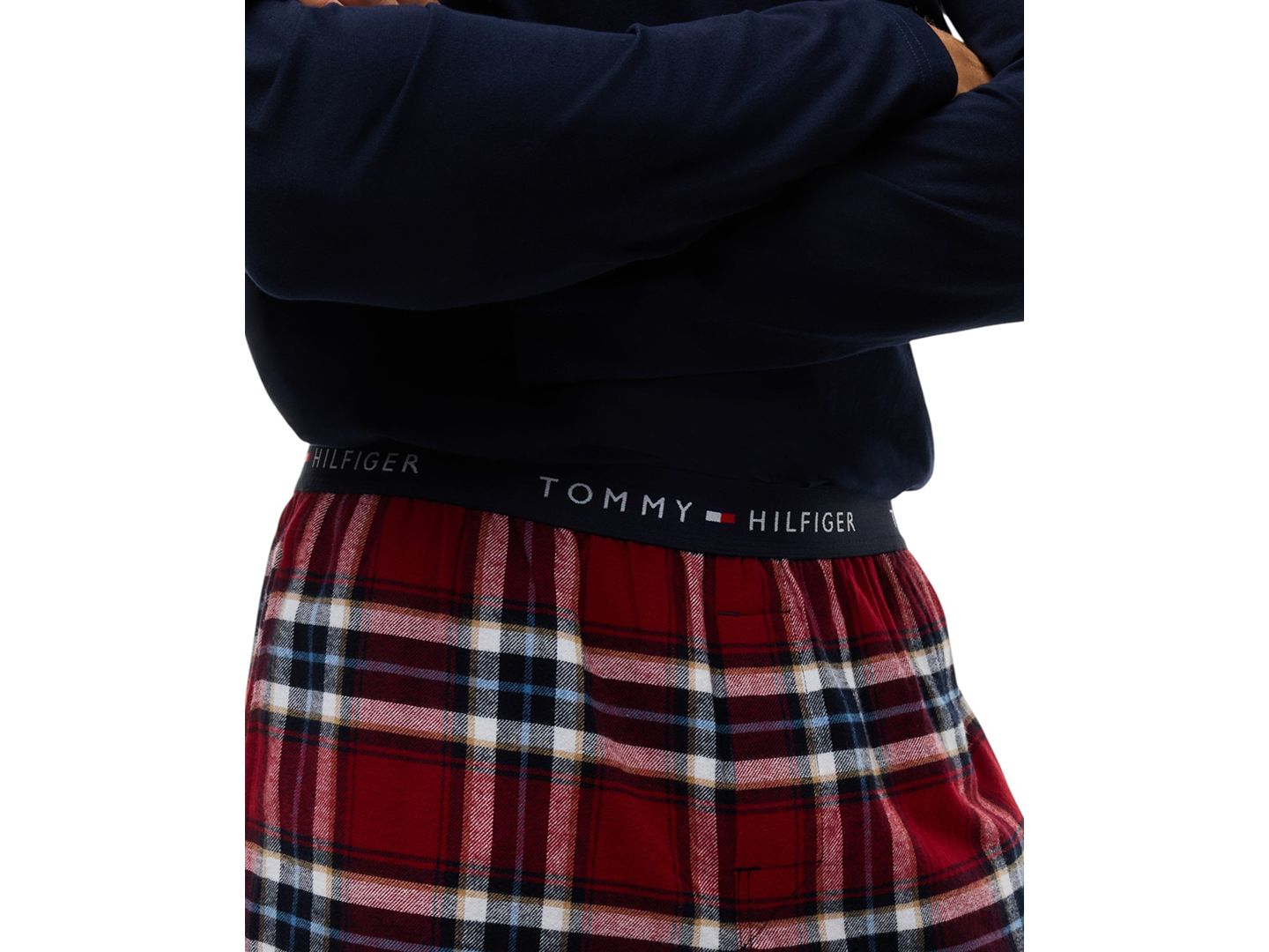 Пижамные брюки для мужчин, фланель — Tommy Hilfiger, цвет: Красный — фото 3