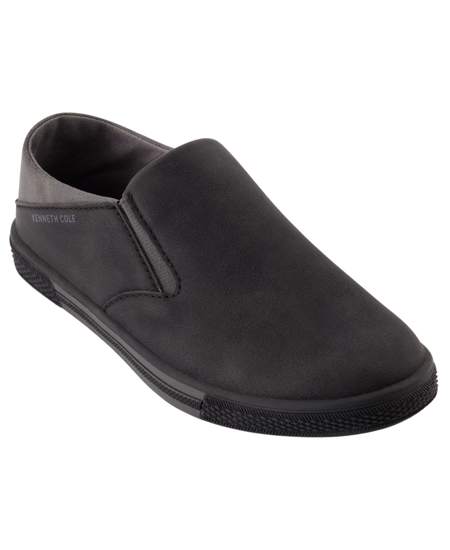 Детские лоферы Kenneth Cole New York Center Liam с круглым носом для мальчиков, цвет: Чёрный / Серый — фото 1