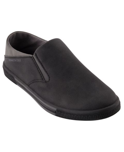 Детские лоферы Kenneth Cole New York Center Liam с круглым носом для мальчиков, цвет: Чёрный / Серый