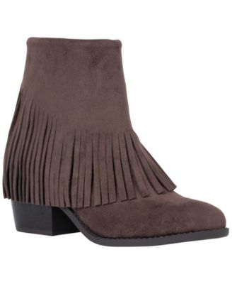 Women's Quincy Western Fringe Dress Booties