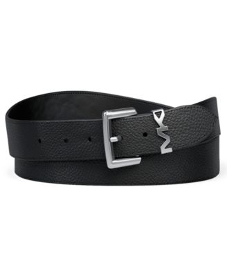Men's Pebbled Reversible Leather Belt