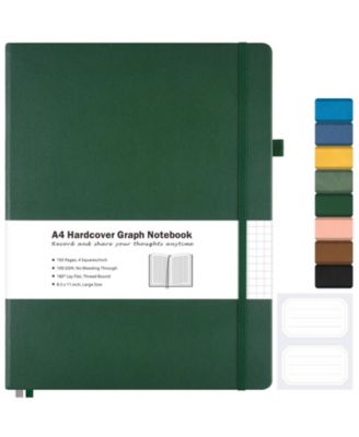 Dotted Journal Hardcover Lay Flat Notebook Thick Paper Smooth Writing For Work School