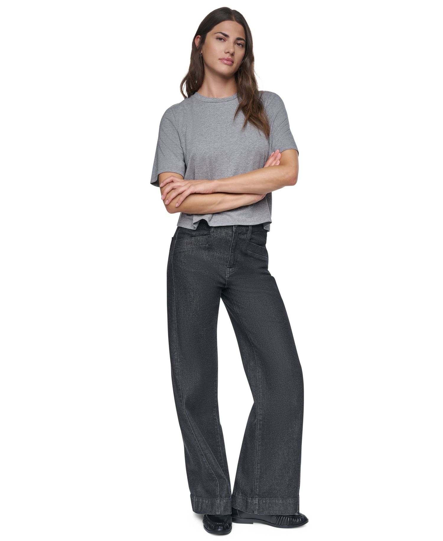 Women's Embellished Crewneck Top