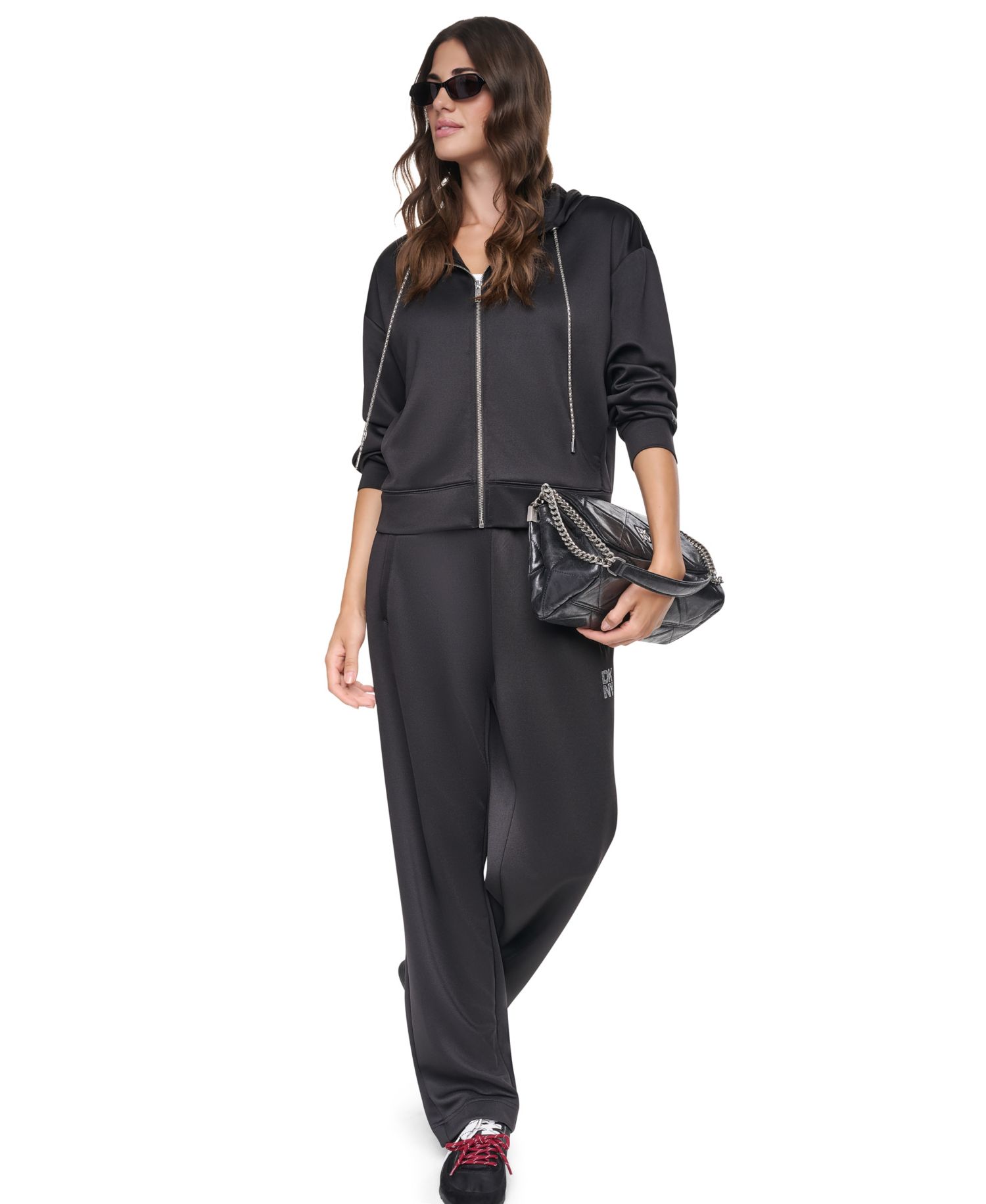 Women's Chain Cord Full Zip Hoodie