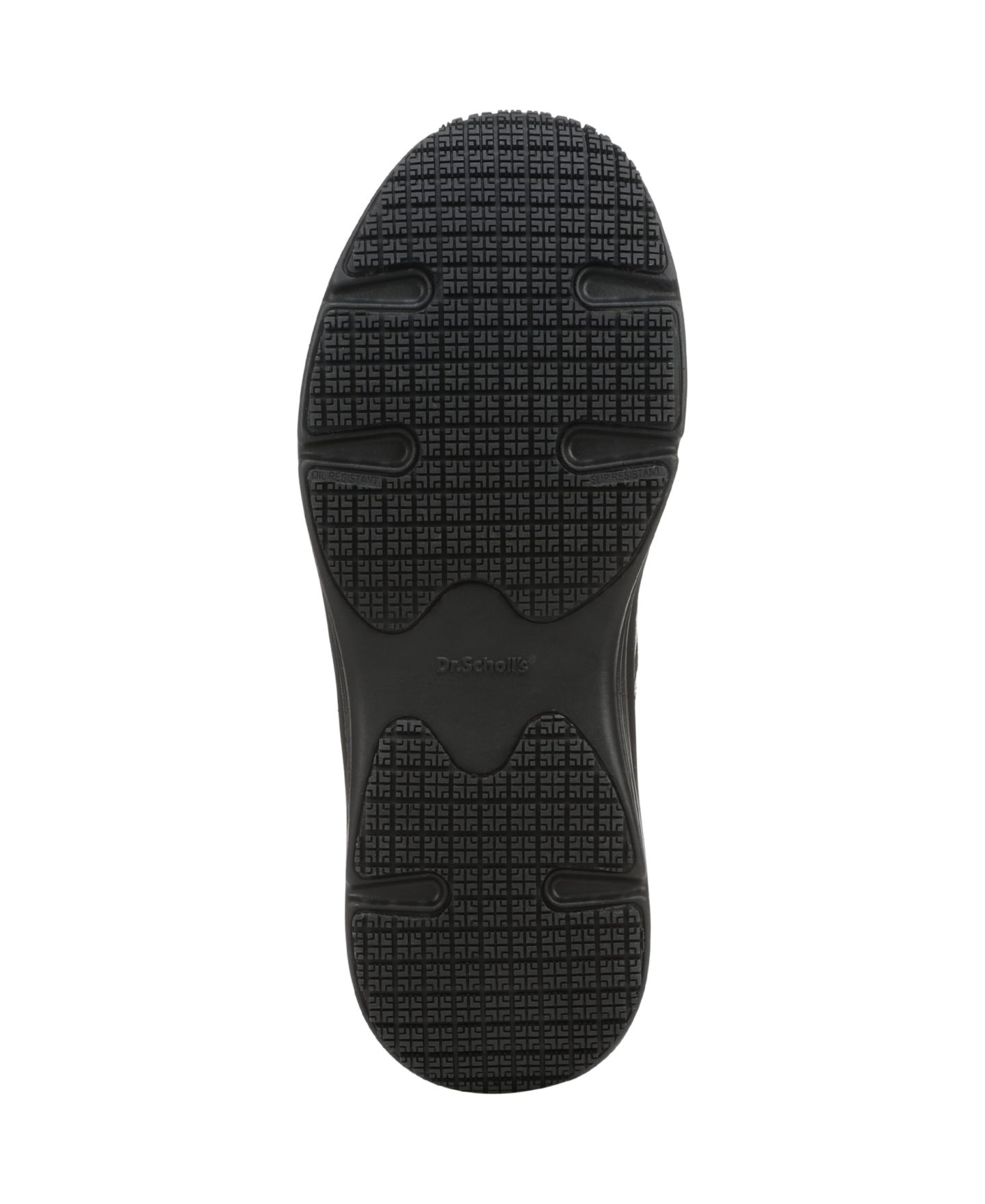 Мужские кроссовки Dr. Scholl's Locked In Slip-Resistant Work Sneakers, цвет: Чёрный кожаный — фото 5