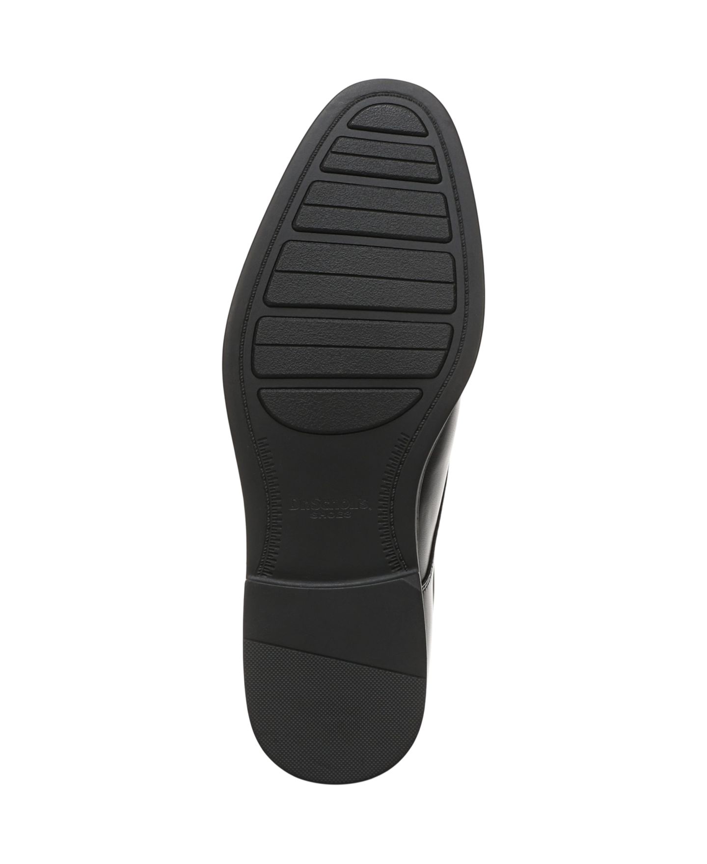 Мужские туфли Dr. Scholl's Stuart Round-Toe Faux Leather, цвет: Чёрная искусственная кожа — фото 5