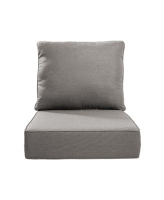 24-in x 24-in 2 -Piece Deep seat patio chair cushion