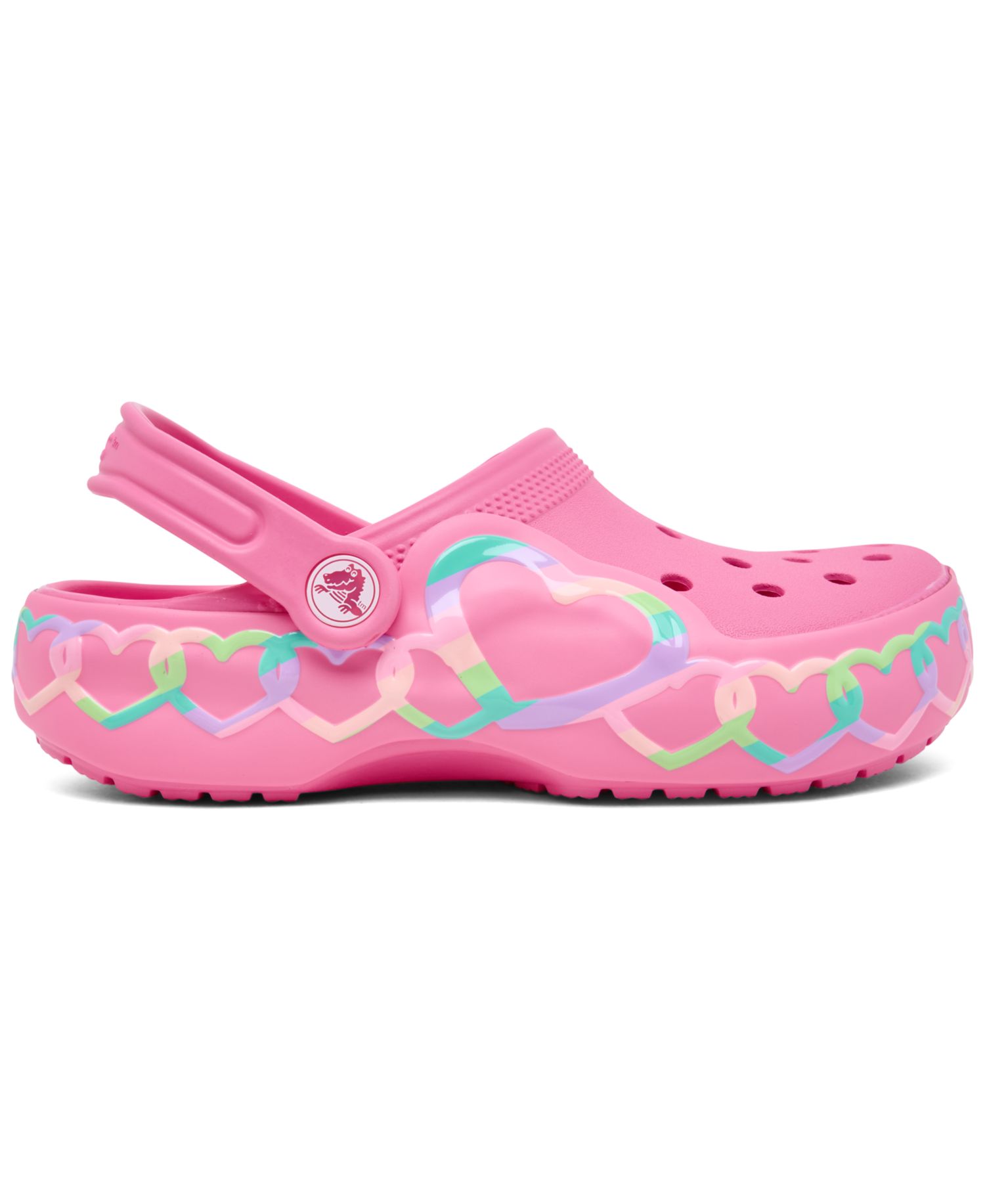 Little Girls Heart Lights Light-Up Clogs from Finish Line
