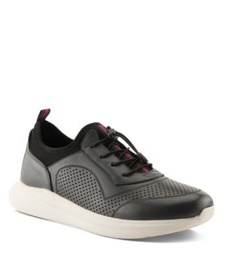 Kriss Men's Fashion Sneaker with Leather Upper