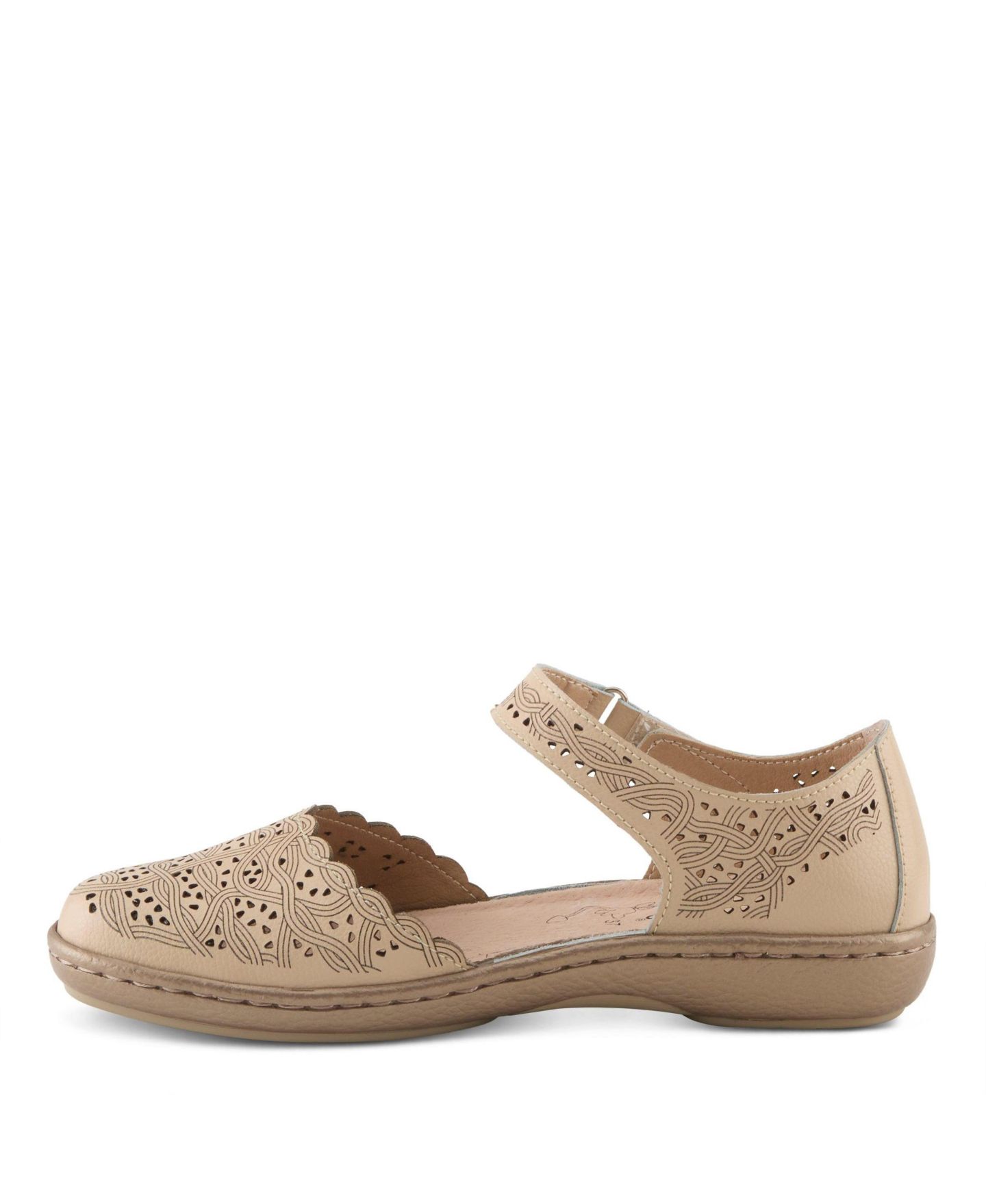 Женские сандалии Spring Step Sabriye Mary Jane with Adjustable Leather Strap, цвет: Бежевый — фото 2
