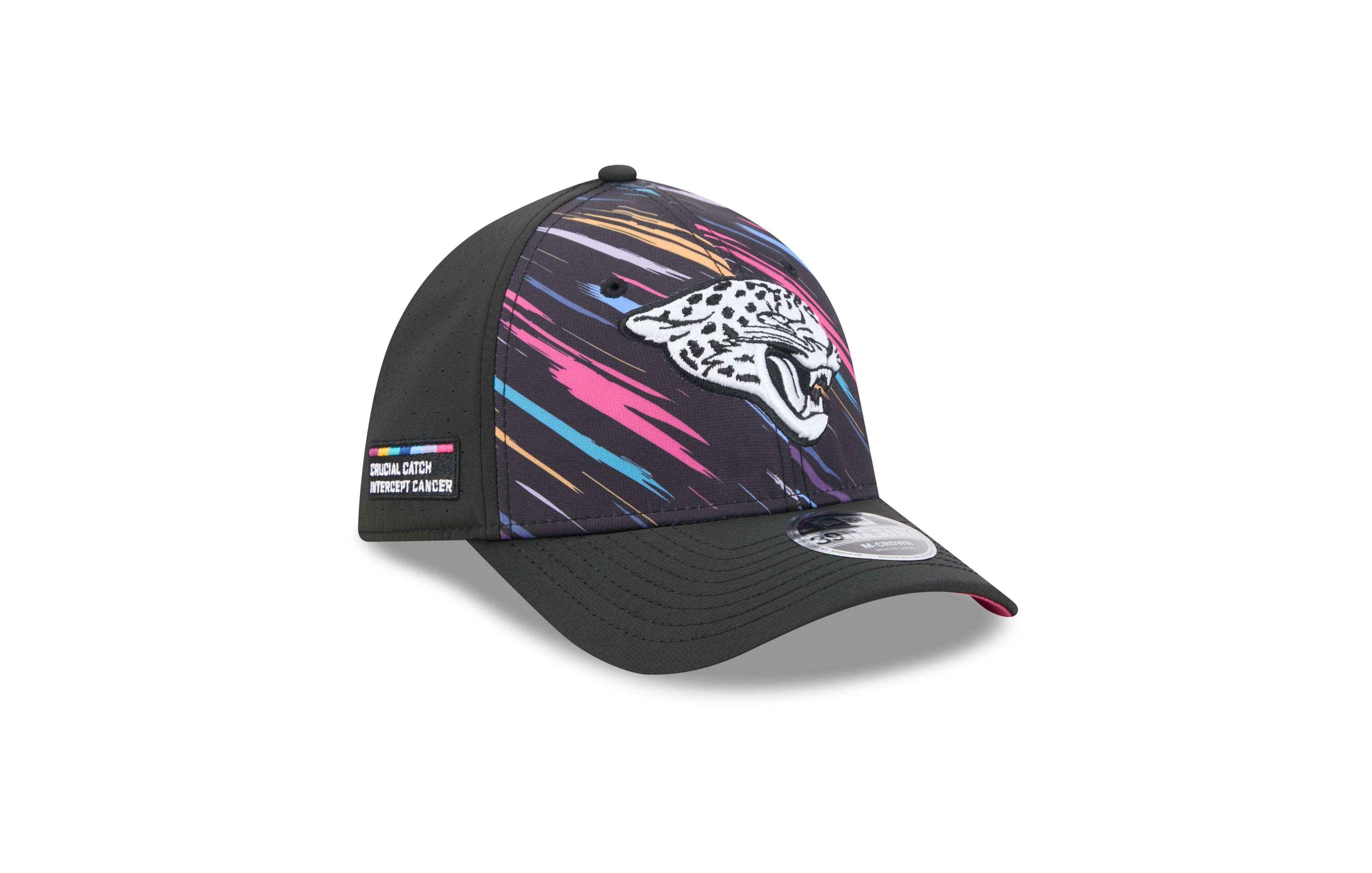 New Era Men's Black Jacksonville Jaguars 2026 Nfl Cruical Catch 39THIRTY M-Crown Stretch Hat