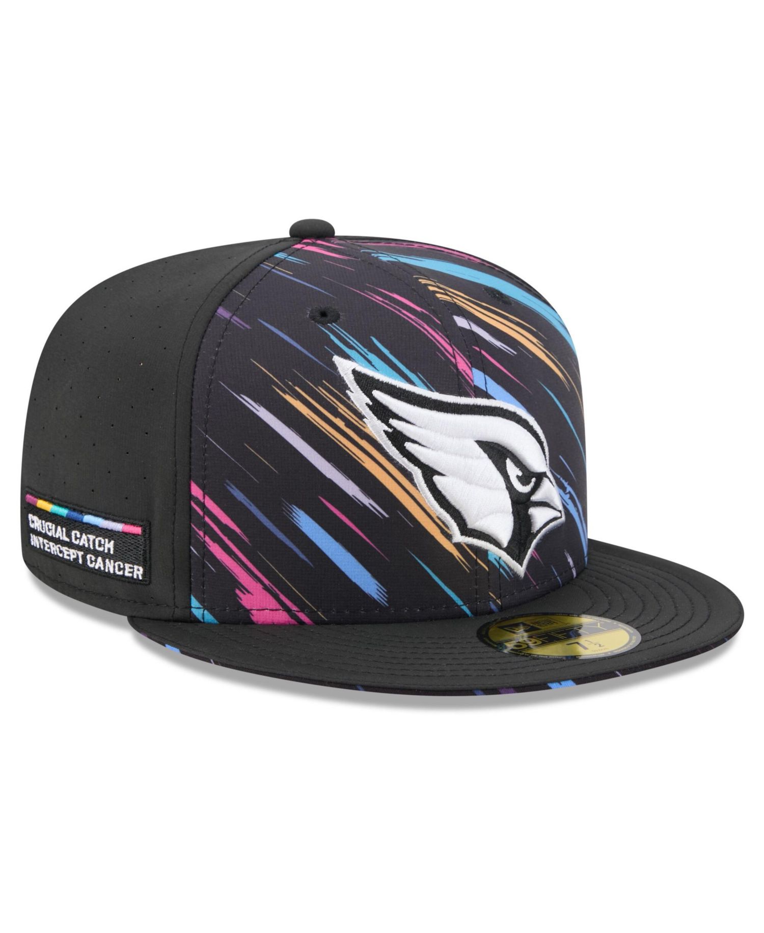 Men's Black Arizona Cardinals 2026 NFL Cruical Catch 59FIFTY Fitted Hat