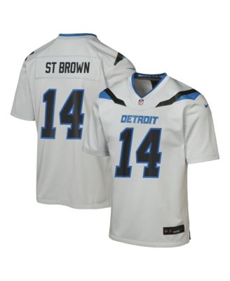 Big Boys and Girls Amon-Ra St. Brown Silver Detroit Lions 2026 Rivalries Collection Game Jersey