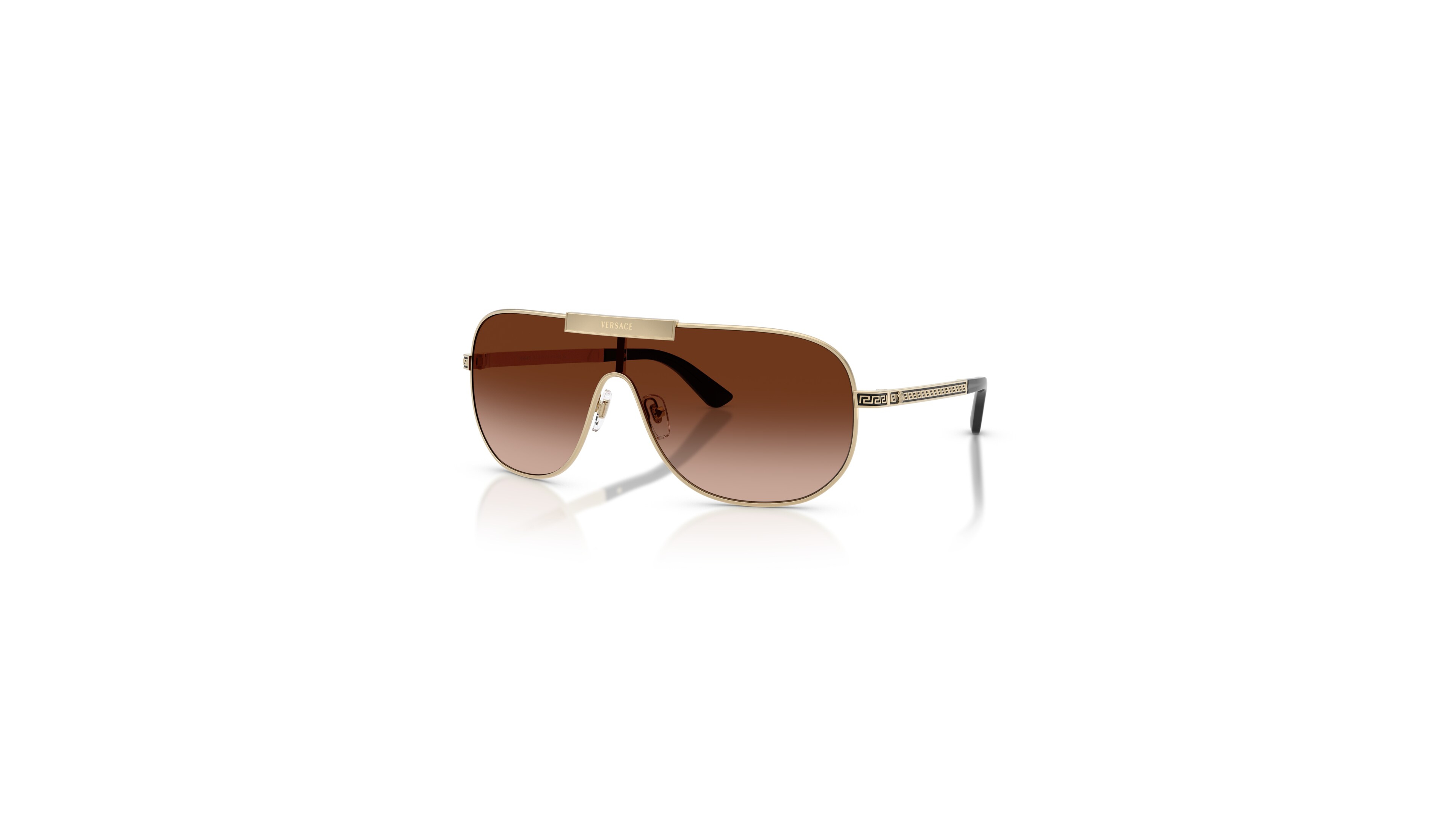 Versace Men's Geometric Shield Sunglasses VE2293